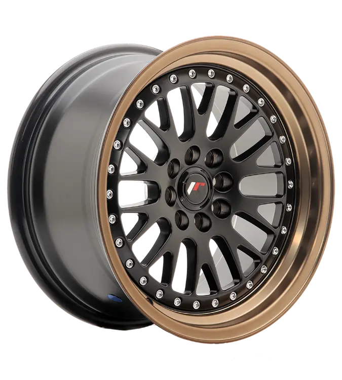 JR Wheels JR10 Black Lip Bronze 8,00x16 4x100,00 / 4x108,00 ET20,00
