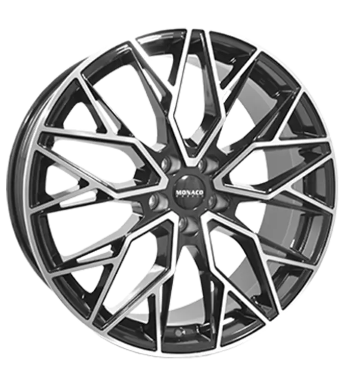 MONACO WHEELS Grand Prix 15 FF Black Polished 9,00x20 5x130,00 ET56,50