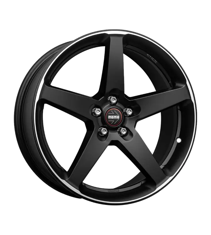 MOMO Five Black Polished 8,50x19 5x112,00 ET30,00