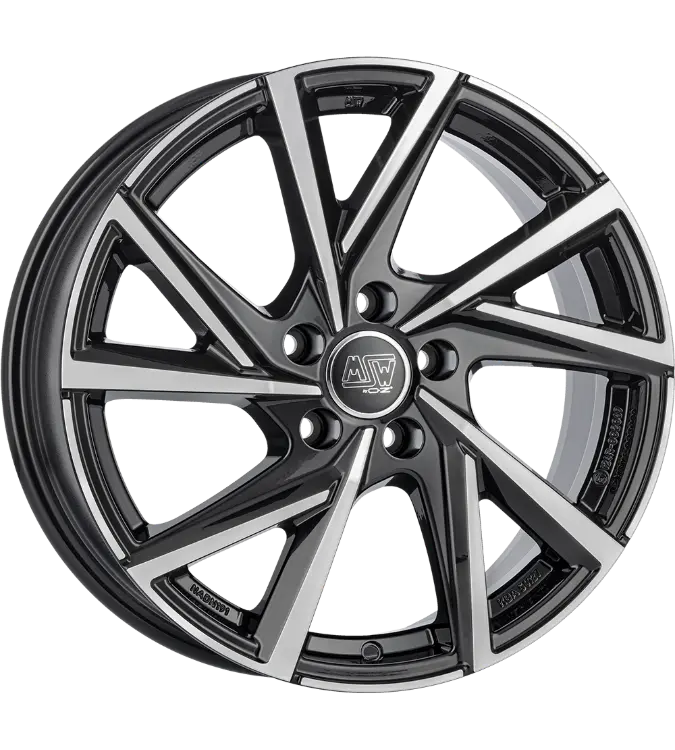 MSW 80-5 Gloss Black Polished 8,00x19 5x112,00 ET40,00