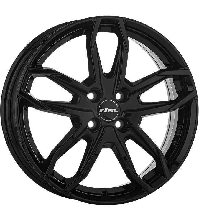 RIAL Lucca Black Gloss 6,50x17 4x108,00 ET32,00