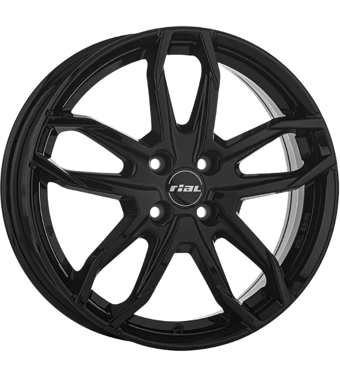 RIAL Lucca Black Gloss 6,50x17 4x100,00 ET49,00