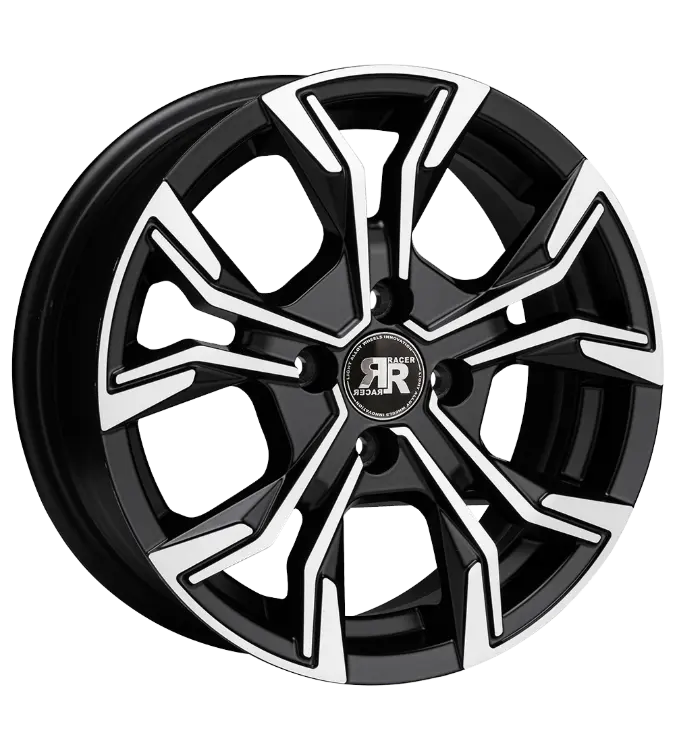 Racer CARVER Black Polished 6,50x16 4x108,00 ET35,00