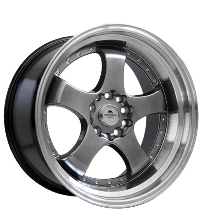 FORZZA Flamber Hyper Black Lip Machined 9,50x18 5x120,00 ET25,00
