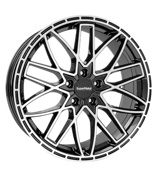 SuperMetal Vane Black polished 8,00x20 5x120,00 ET55,00