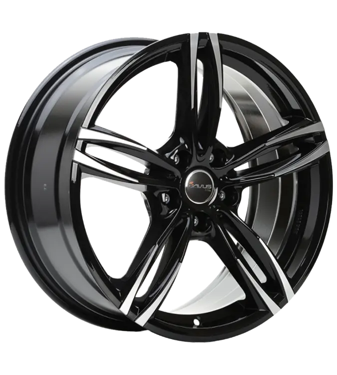 AVUS Racing AF15 - Black Polished 8,00x18 5x112,00 ET30,00