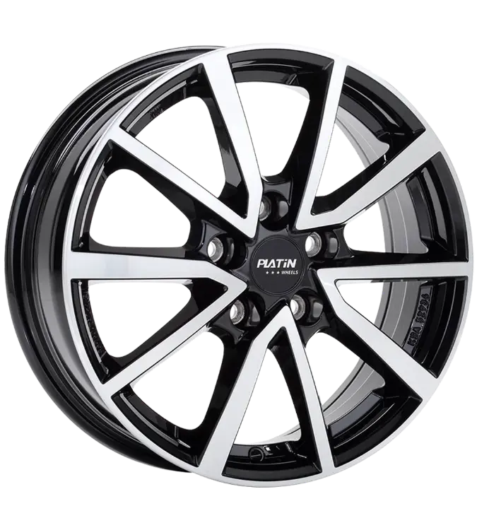 PLATIN Wheels P 95 Black Polished 6,00x16 5x100,00 ET35,00