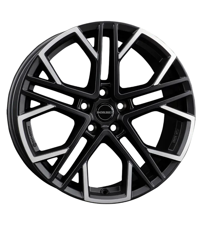 Borbet XV black polished 8,50x19 5x112,00 ET30,00