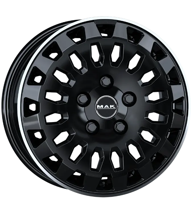 MAK Overland Black Mirror Lip 8,00x18 6x120,00 ET45,00