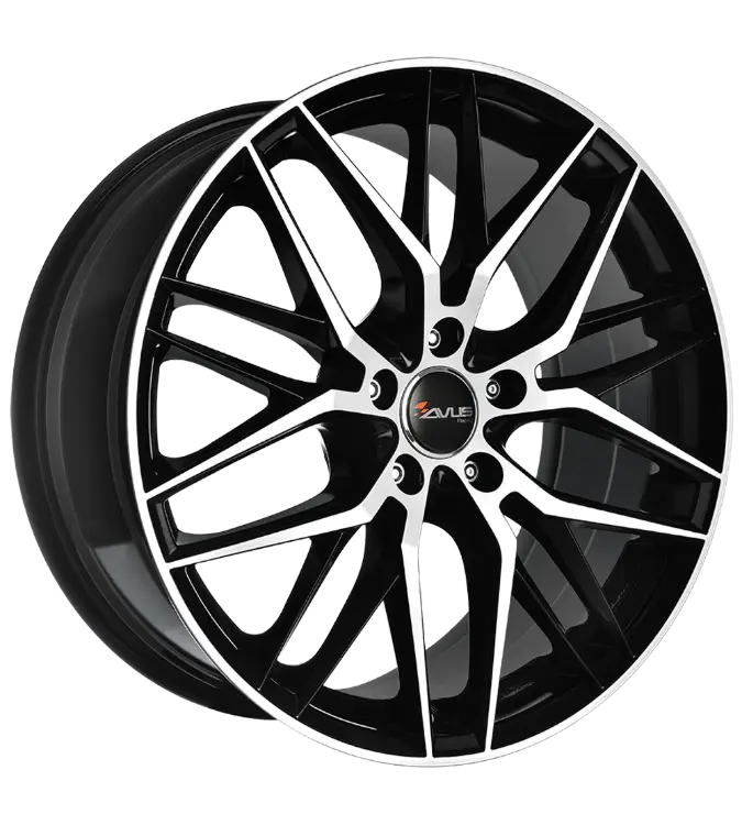AVUS Racing AF19 - Black Polished 8,00x18 5x112,00 ET30,00