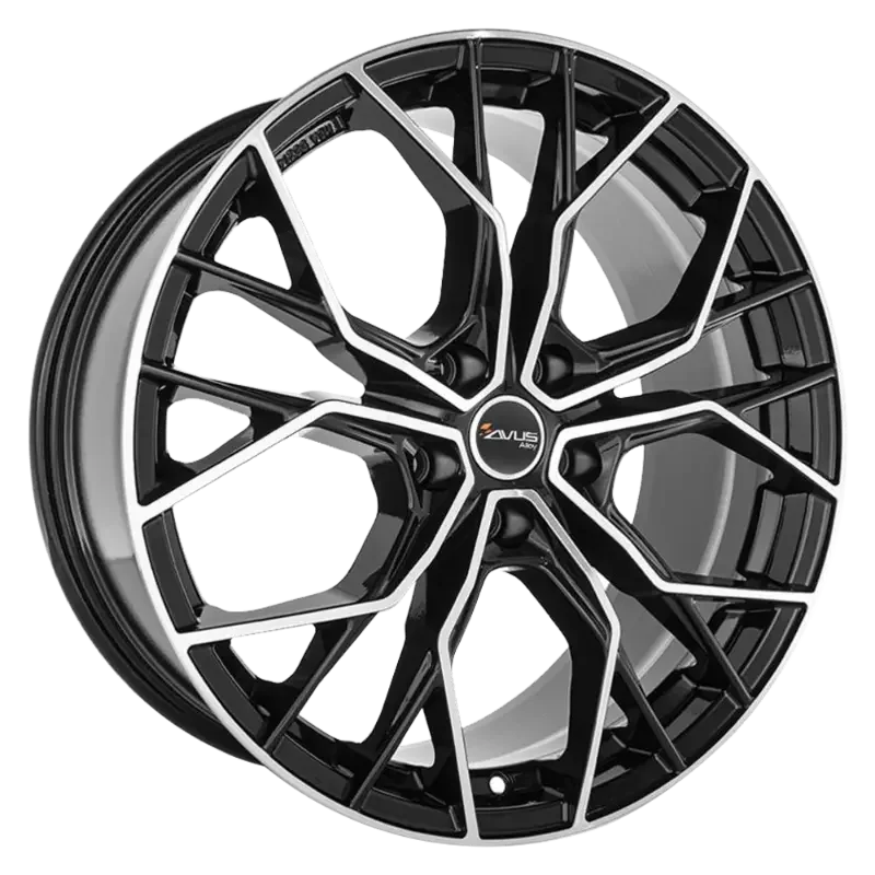 AVUS Racing AC-M10 - Black Polished 8,00x18 5x108,00 ET42,00