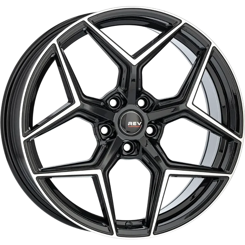 REVATIVO Comet FF Black Polished 8,00x19 5x112,00 ET45,00