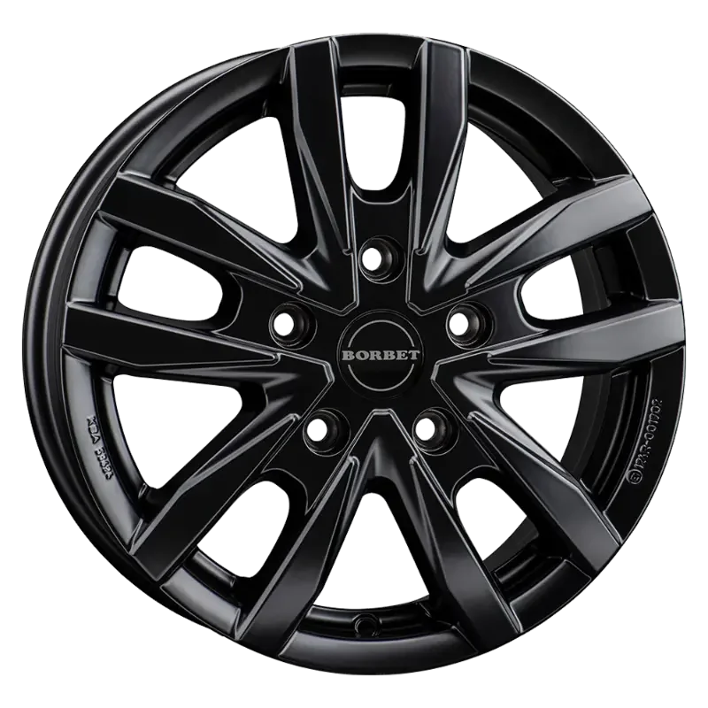 Borbet CW5 black matt 6,00x16 5x130,00 ET68,00