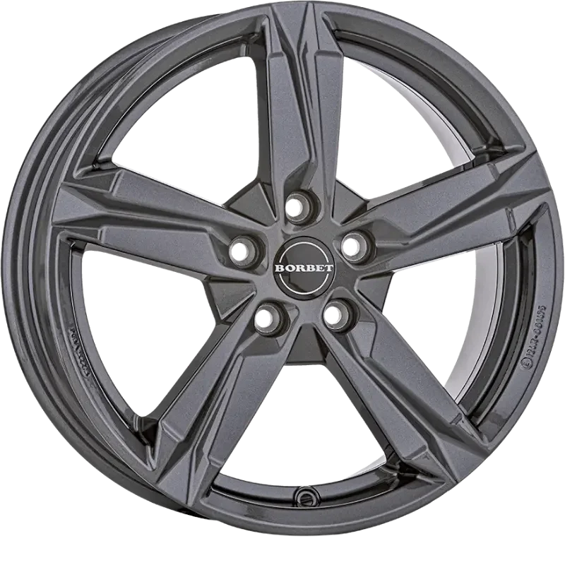 Borbet T10 anthracite glossy 6,00x15 5x112,00 ET43,00