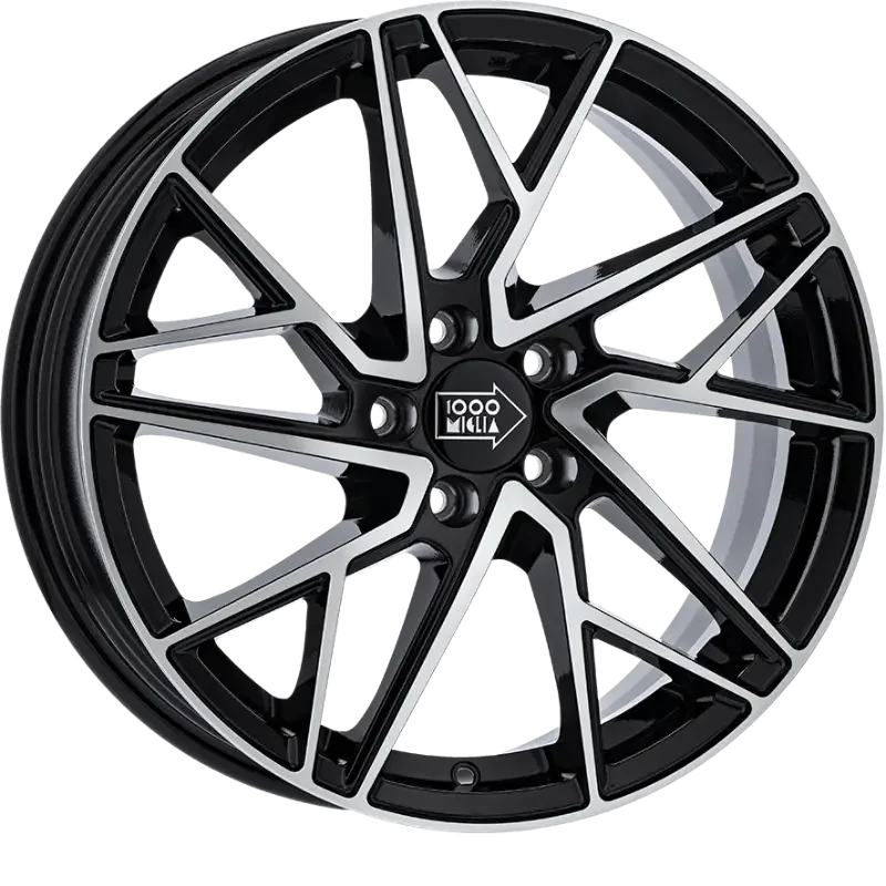 Mille Miglia RX25 Black Polished 7,50x17 5x108,00 ET45,00
