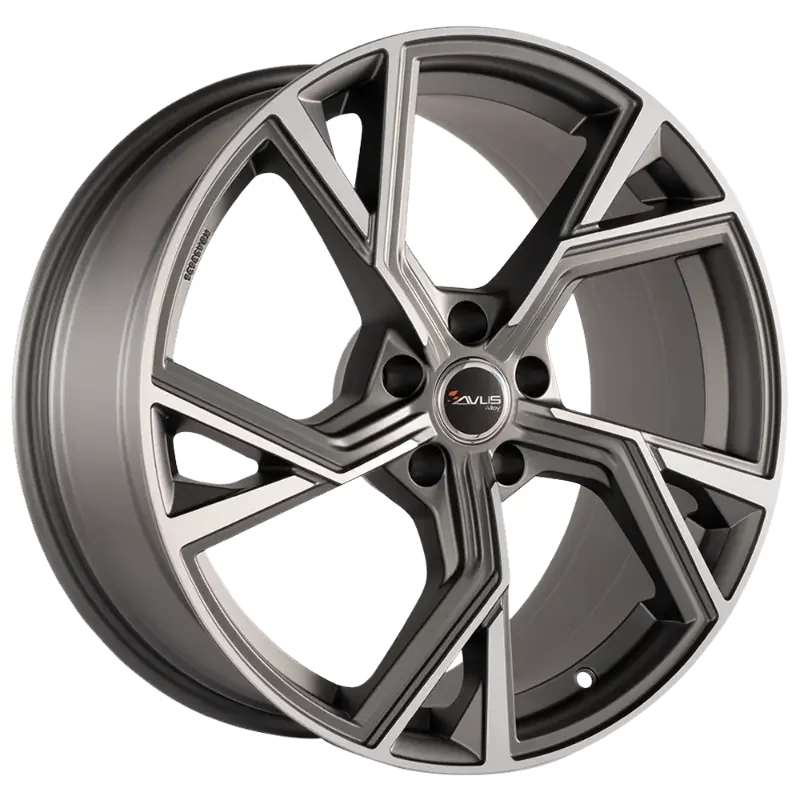 AVUS Racing AF20 - Matt Anthracite Polished 9,50x21 5x112,00 ET25,00