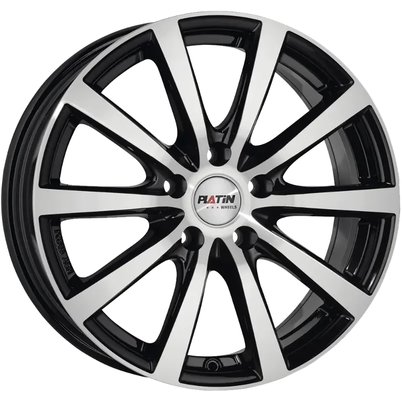 PLATIN Wheels P 69 Black Polished 7,50x17 5x120,00 ET55,10