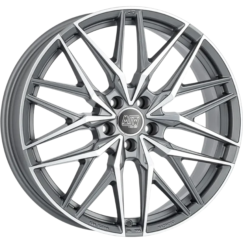 MSW 50 Grey Polished 9,50x22 5x112,00 ET36,00