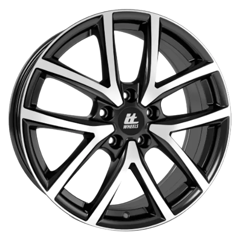itWHEELS Mira Black Polished 7,50x18 5x112,00 ET30,00