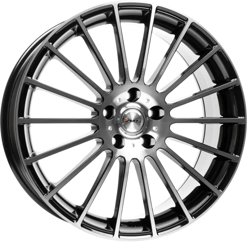 AVUS Racing AC-M03 - Black polished 6,50x16 5x115,00 ET40,00