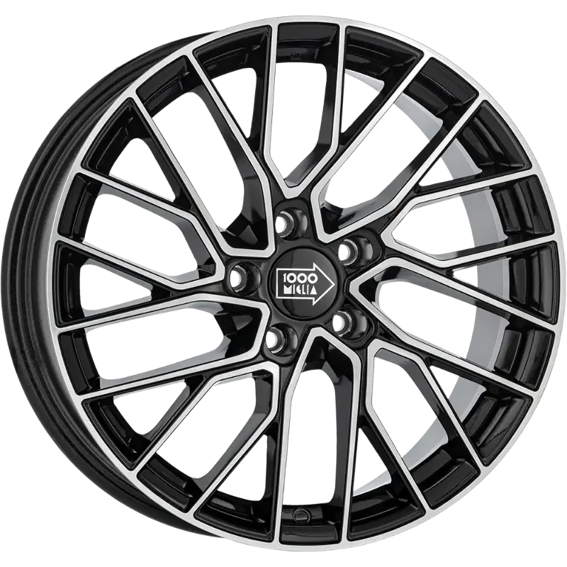 Mille Miglia MM1024 Black Polished 8,00x18 5x114,30 ET40,00
