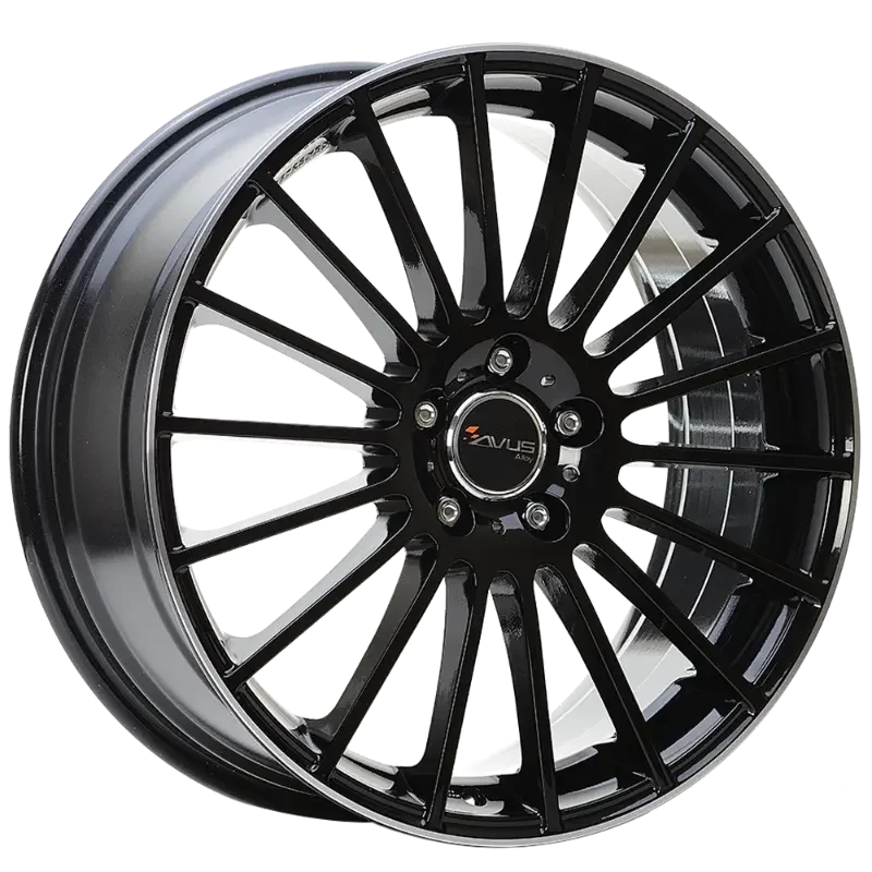 AVUS Racing AC-M03 - Black Polished Lip 7,00x17 5x105,00 ET38,00