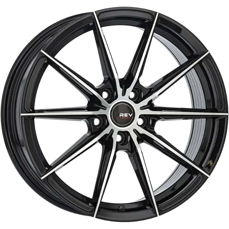 REVATIVO Nova FF Black Polished 8,00x18 5x112,00 ET35,00