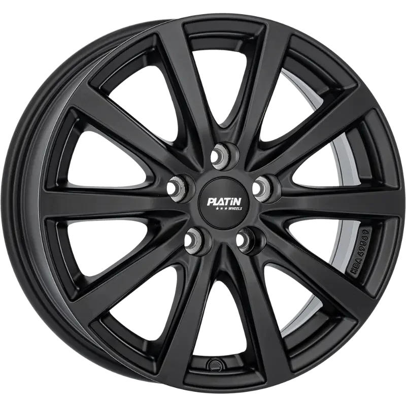 PLATIN Wheels P 69 Matt Black 8,00x18 5x112,00 ET40,10