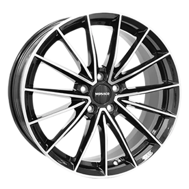 MONACO WHEELS Grand Prix 14 Black Polished 7,50x18 5x112,00 ET45,00