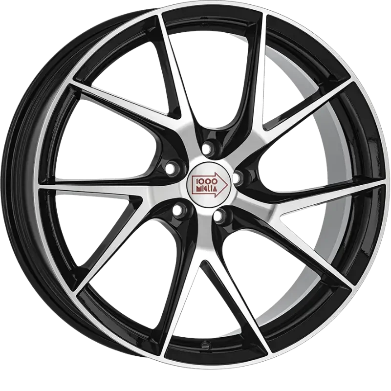 Mille Miglia MM1012 Black Polished 8,00x18 5x112,00 ET30,00