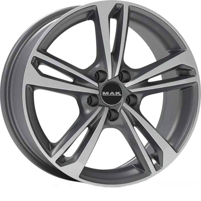 MAK Emblema Gun Metallic Mirror 7,50x17 5x112,00 ET42,00