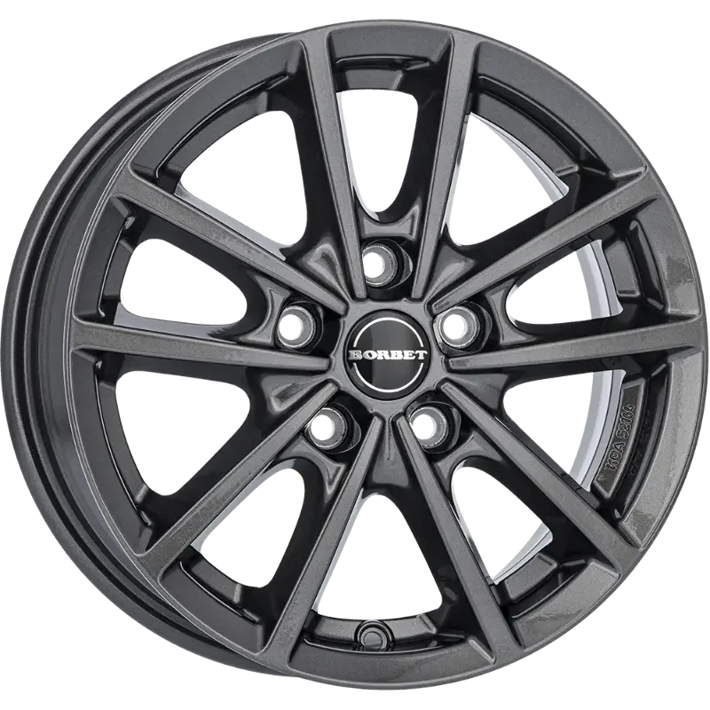 Borbet W anthracite glossy 6,00x15 5x108,00 ET43,00