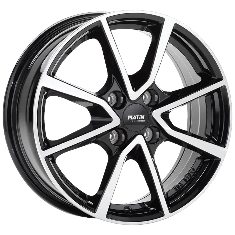 PLATIN Wheels P 95 Black Polished 6,50x16 4x100,00 ET37,00