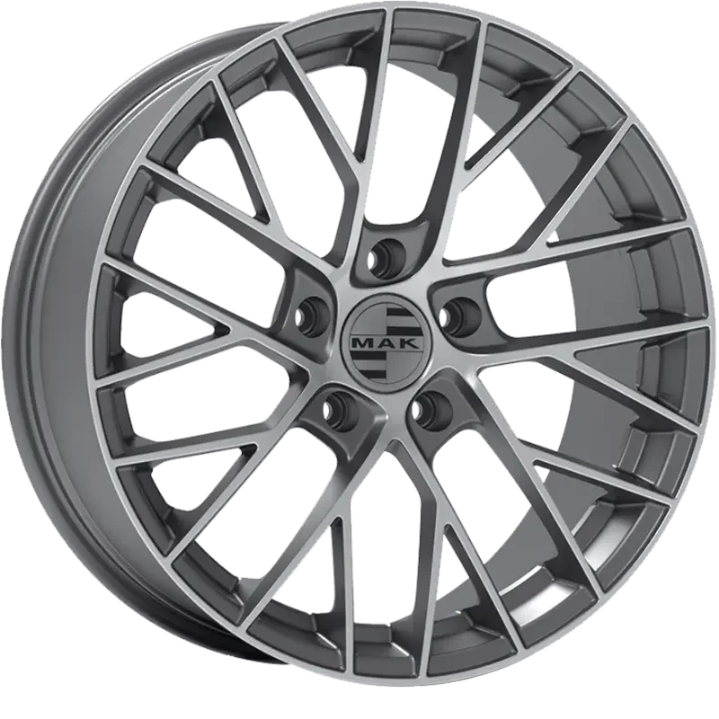 MAK Monaco Gun Metallic Mirror 8,50x19 5x112,00 ET46,00