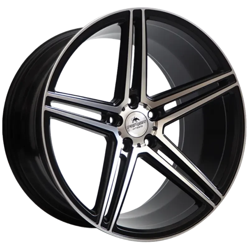 FORZZA Bosan Black Matt Faced Machined 9,50x21 5x112,00 ET30,00