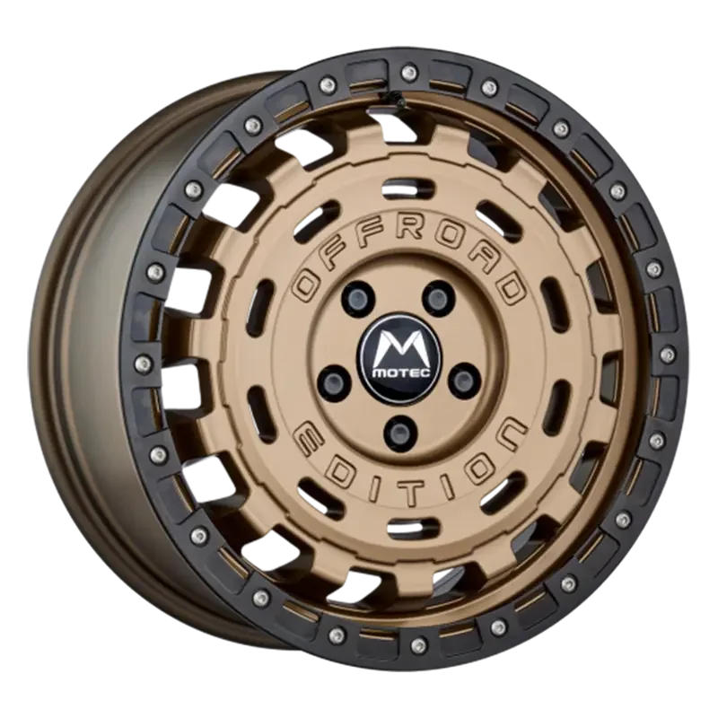 MOTEC Wheels MOF1-R-CROSS Matt Bronze Lip Matt Black 8,00x18 5x120,00 ET45,00