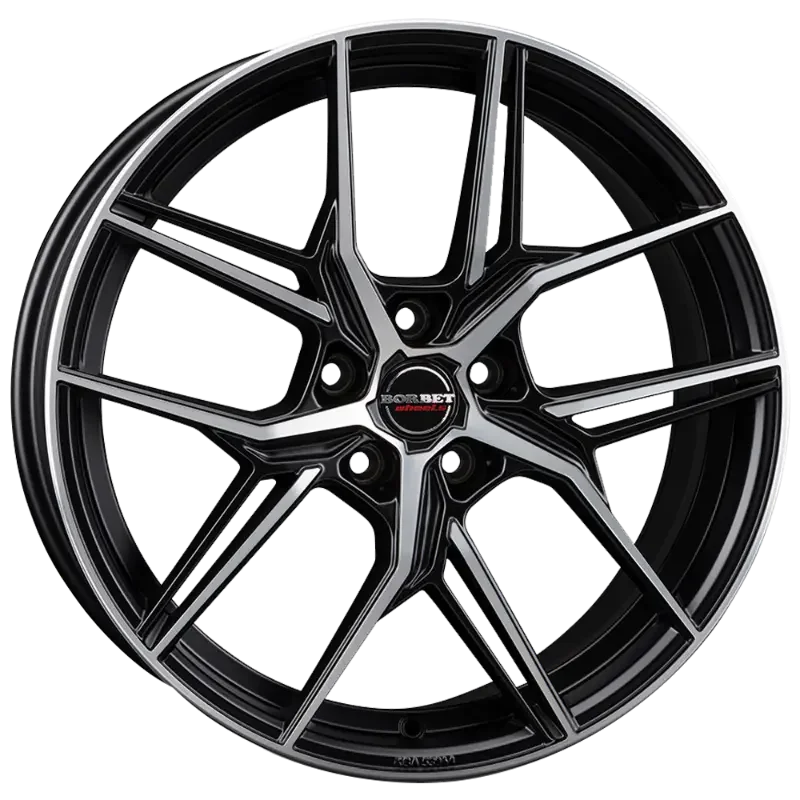 Borbet QX black polished matt 8,00x19 5x112,00 ET44,00