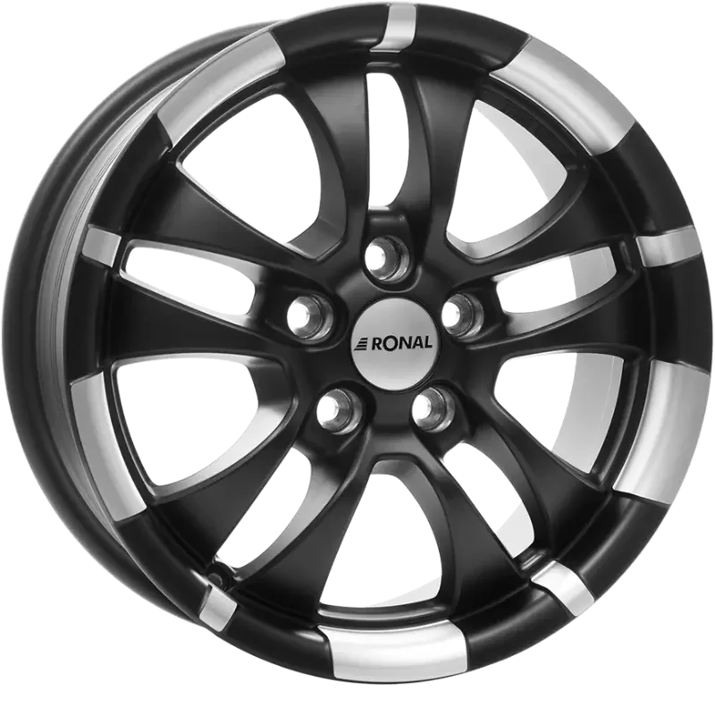 Ronal R59 Jetblack Matt Lip Diamond 7,00x16 5x120,00 ET35,00