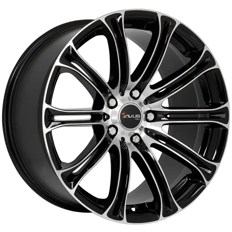 AVUS Racing AC-MB1 - Black Polished 8,00x18 5x120,00 ET15,00