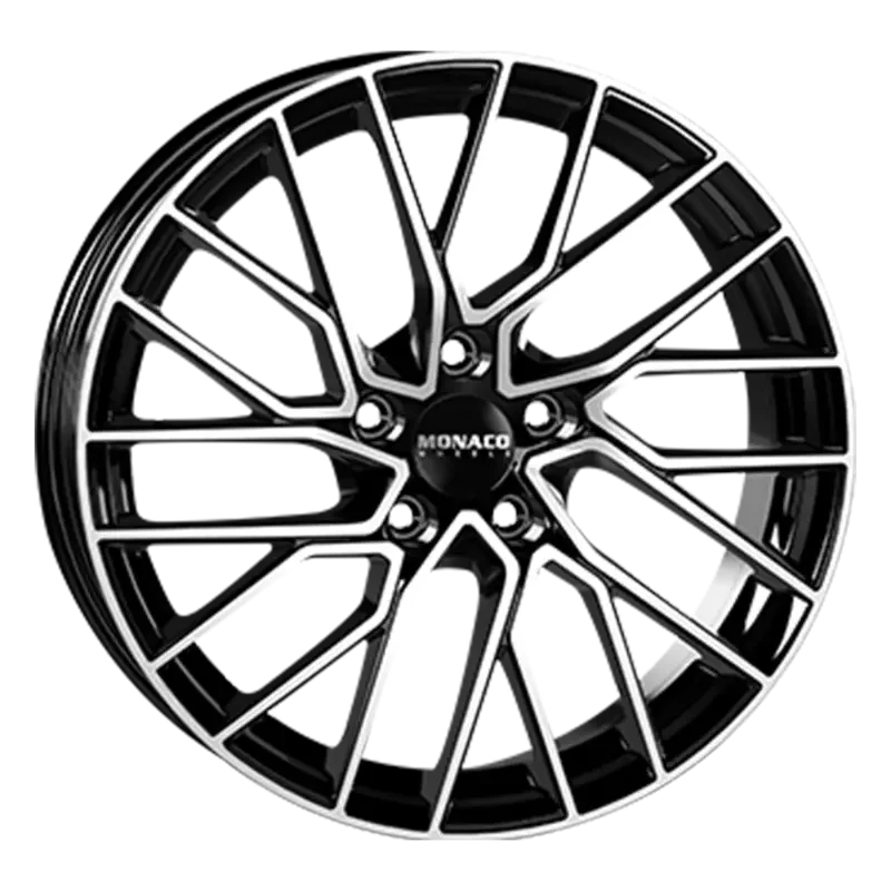MONACO WHEELS Grand Prix 11 Black Polished 8,00x19 5x114,30 ET47,00