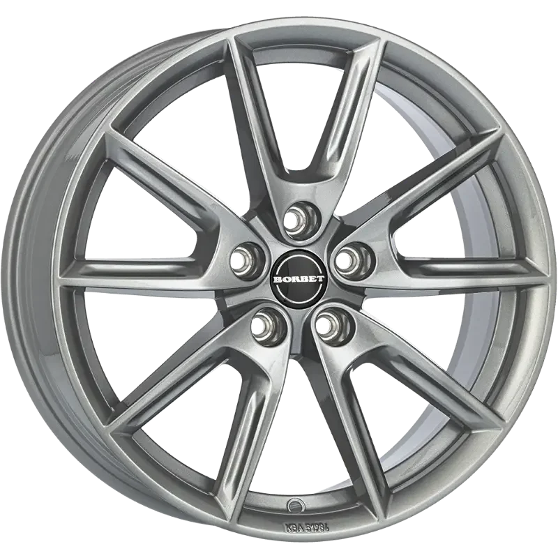 Borbet LX18 grey glossy 8,00x18 5x112,00 ET40,00