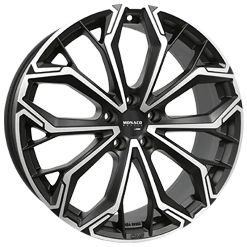 MONACO WHEELS Grand Prix C 17 Matt Black Polished 8,00x19 5x112,00 ET35,00
