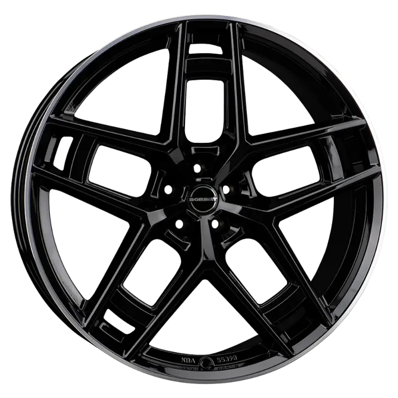 Borbet TF black rim polished glossy 10,50x24 5x112,00 ET20,00