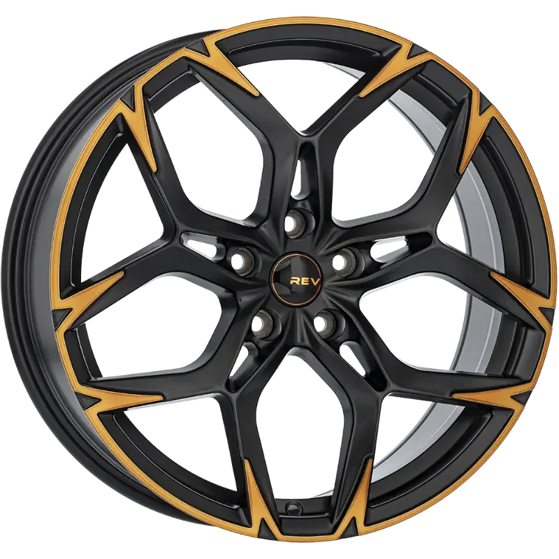 REVATIVO Rayo Gloss Black Copper Polished 8,50x19 5x112,00 ET40,00