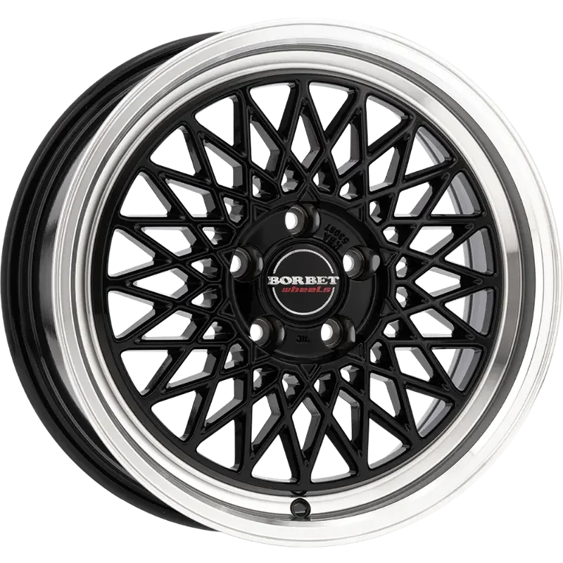 Borbet B black rim polished 8,50x20 5x114,30 ET40,00