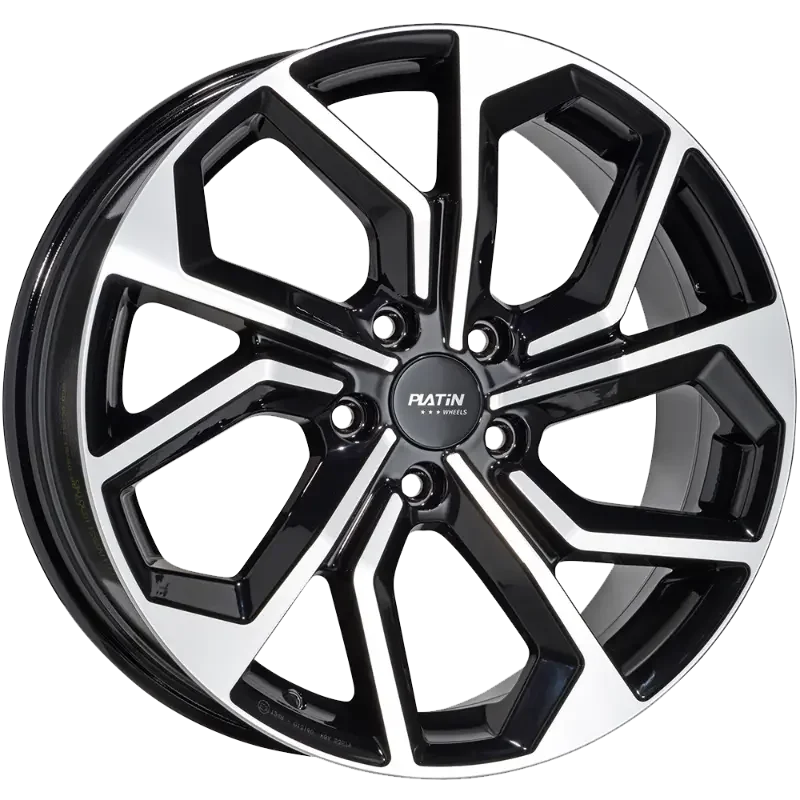 PLATIN Wheels P 97 Black Polished 7,00x18 5x112,00 ET43,00