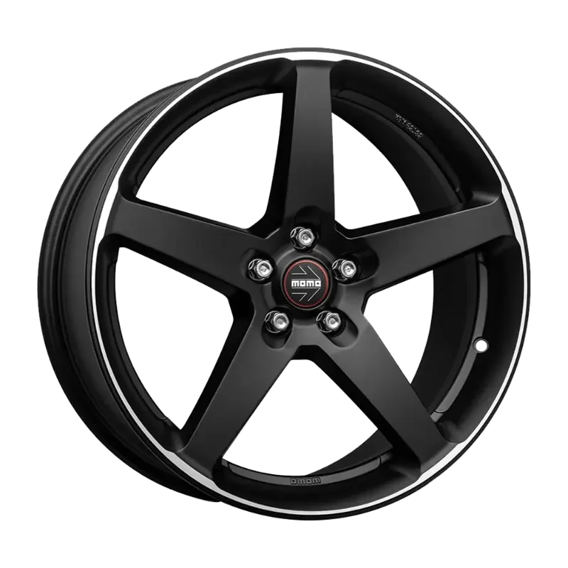 MOMO Five Black Polished 8,00x18 5x112,00 ET42,00