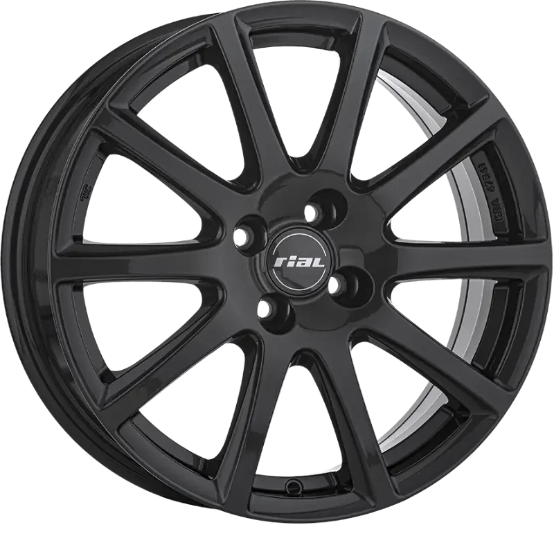 RIAL Milano Black Gloss 5,50x14 4x100,00 ET35,00