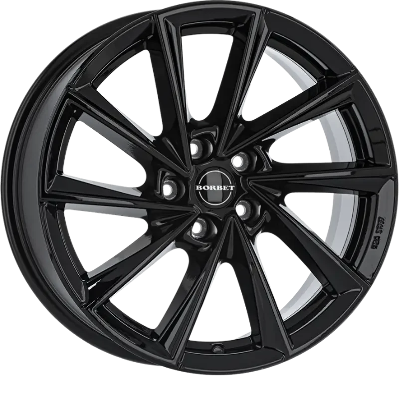 Borbet VTX black glossy 8,00x18 5x115,00 ET38,00