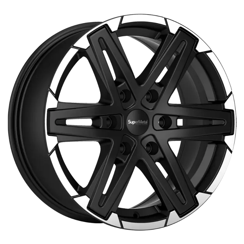 SuperMetal Compass Black Lip polished 8,50x18 6x139,70 ET20,00